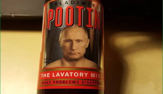 В США выпустили туалетный освежитель 'Путин' Диванная сотня